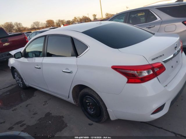 2017 Nissan Sentra White Used Part