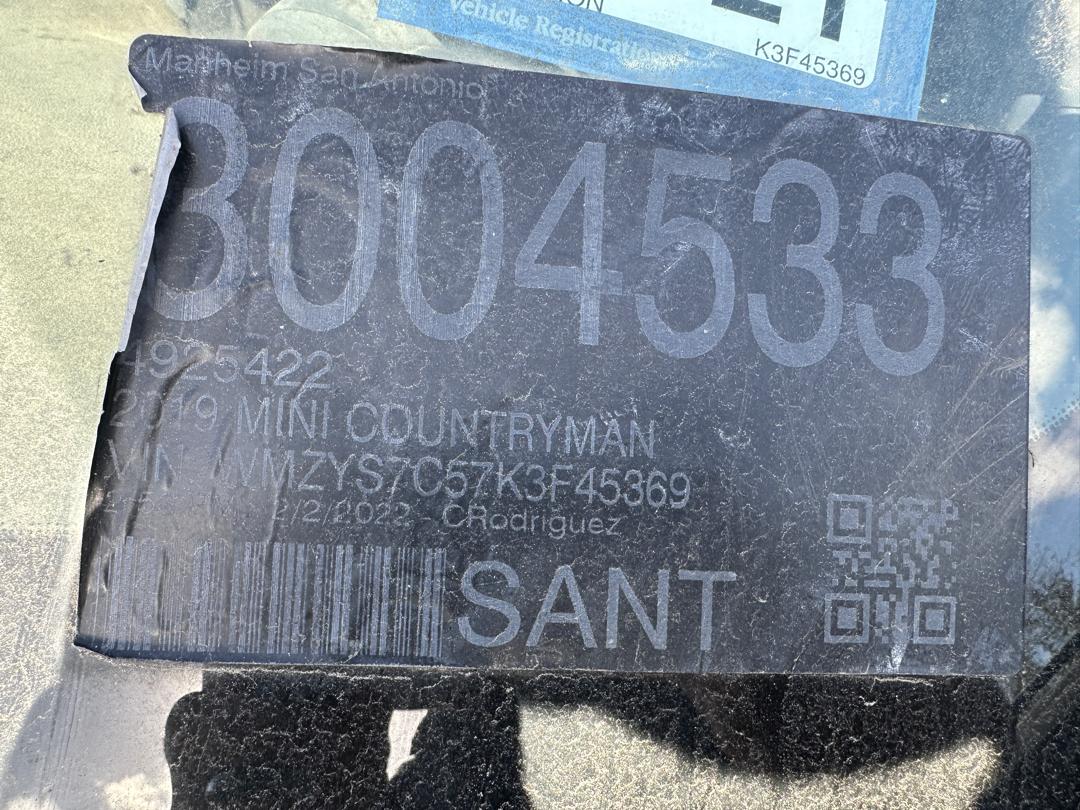 2019 Mini Cooper Countryman Gray Used Part - Image 32